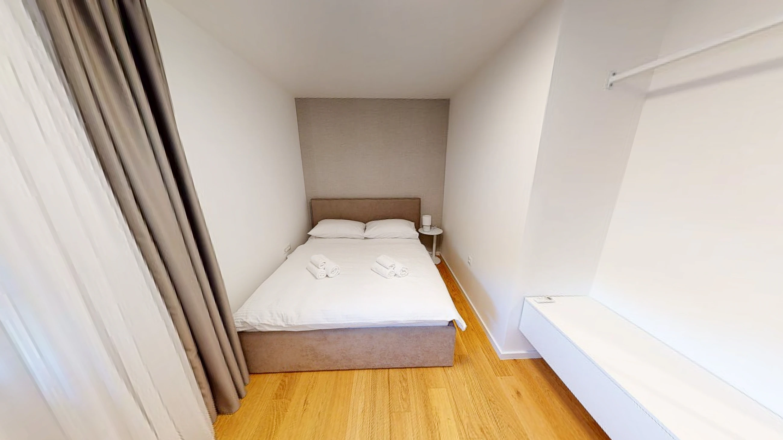 Twin bedroom at Three-Bedroom Apartment with Private Pool Near the Sea